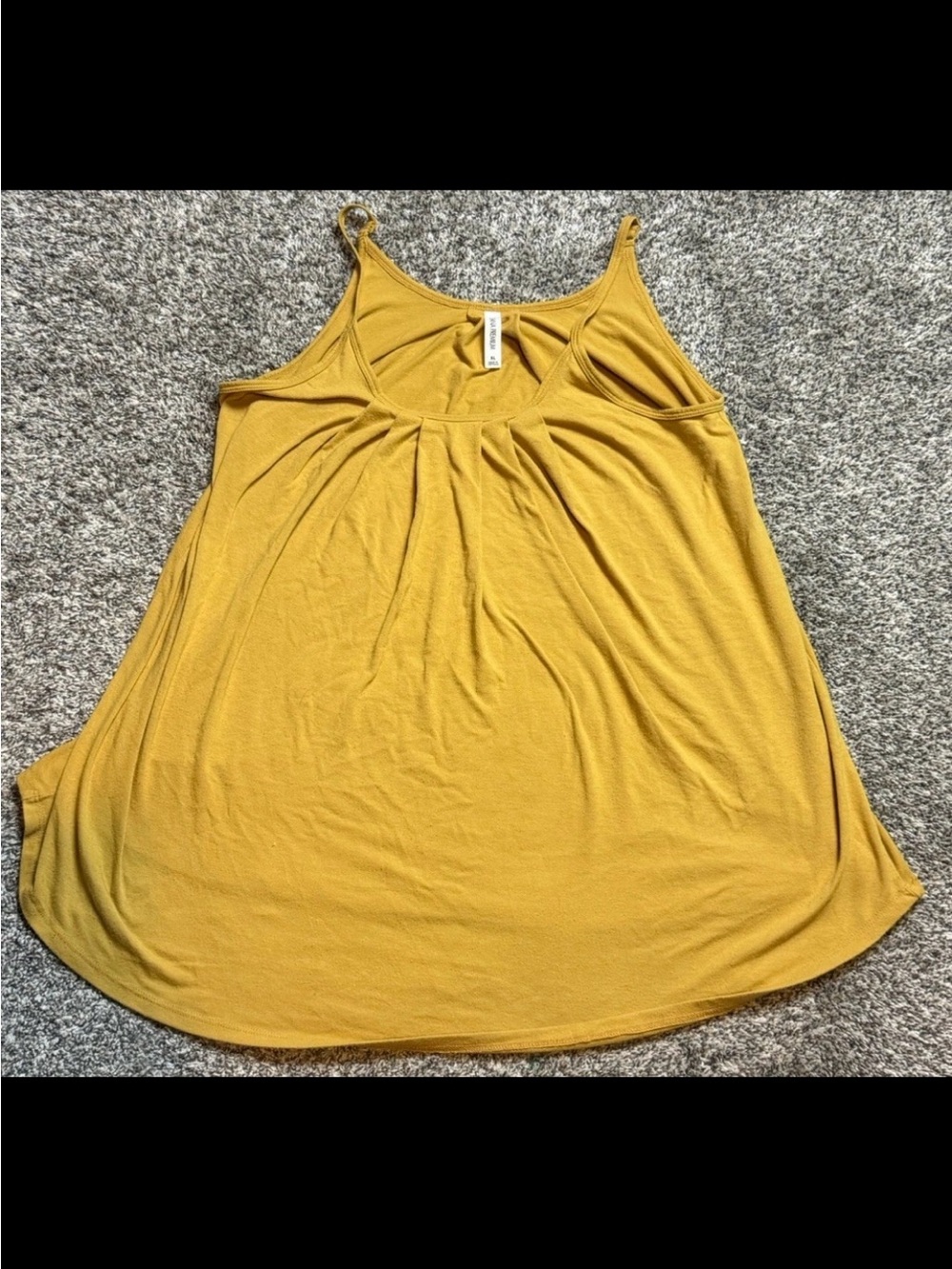 Zenana Outfitters Mustard Yellow Scoop Neck Tank